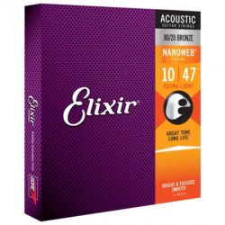 ELIXIR VIOLAO BRONZE 80/20 0.10 (11002)